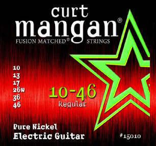 10-46 Curt Mangan Pure Nickel Set (Электрогитара) - струны