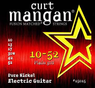 10-52 Curt Mangan Nickel Wound COATED (Электрогитара) - струны