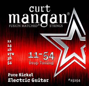 11-54 Curt Mangan Pure Nickel Set (Электрогитара) - струны