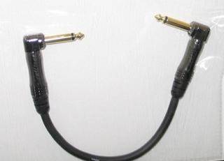 Патч Fulltone Interconnect, угловые джеки, 15см