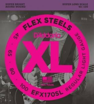 D`Addario EFX170SL 45-100 - струны