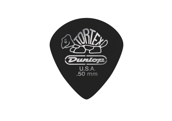 Медиатор Dunlop Tortex Pitch Black Standard .50 (72шт)