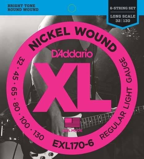 D`Addario EXL170-6 32-130 - струны