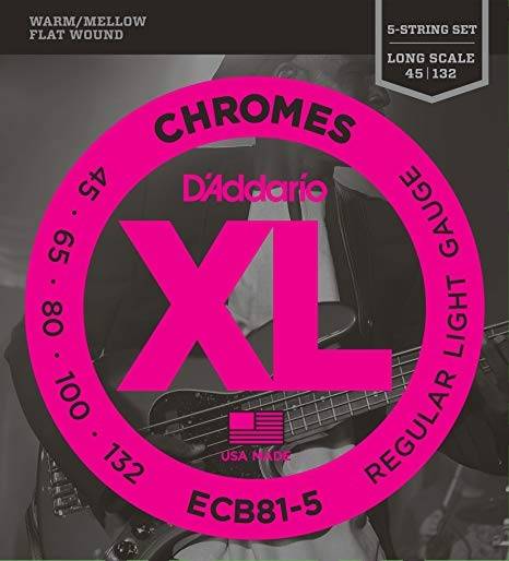 D`Addario ECB81-5 45-132 - струны