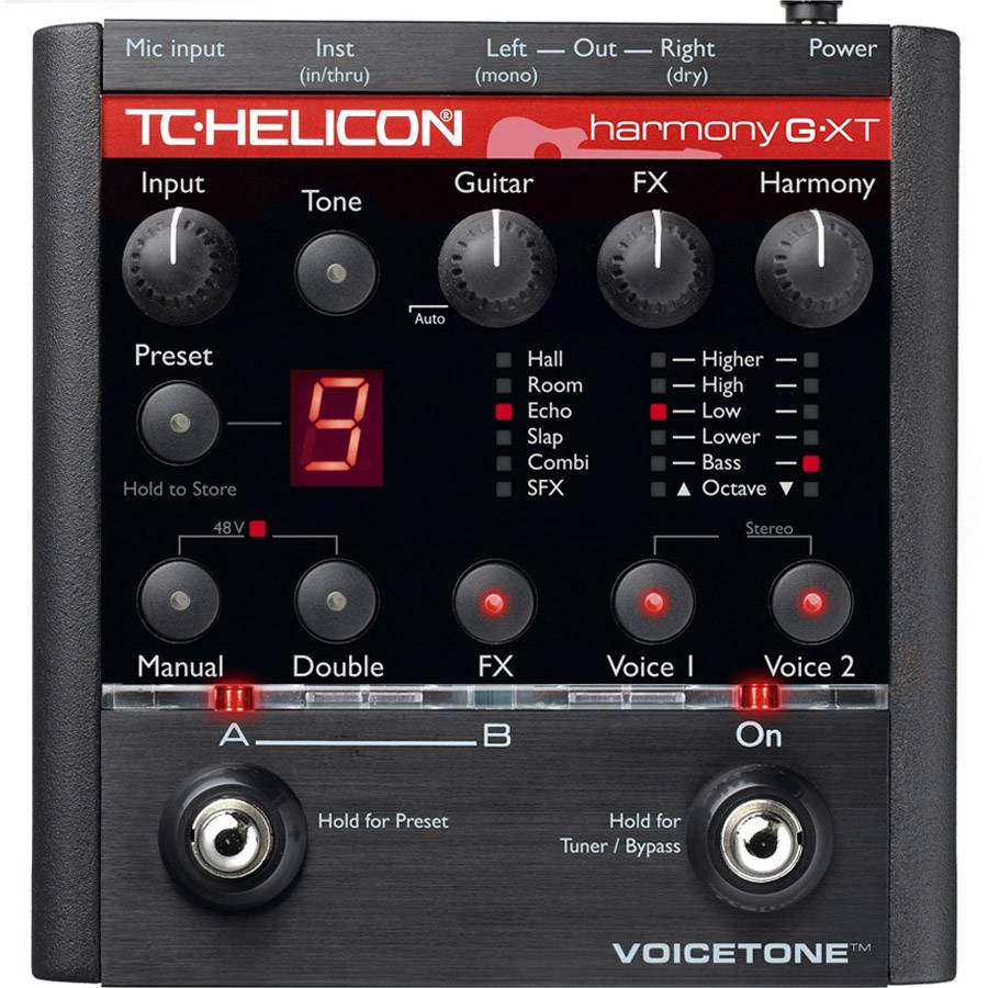 Вокальный процессор TC Helicon VOICETONE harmony G-XT