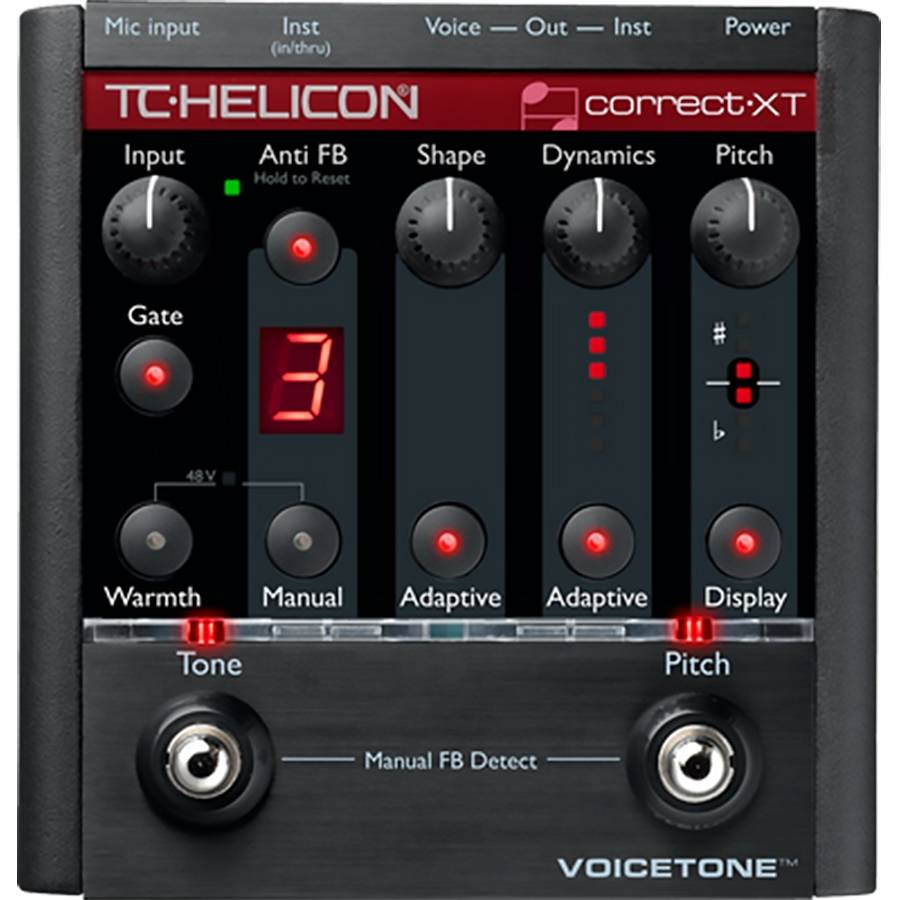 Вокальный процессор TC Helicon VOICETONE CORRECT-XT