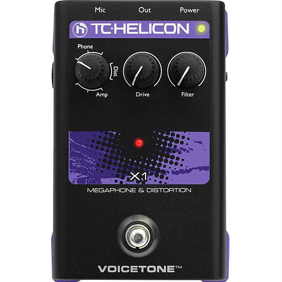TC Helicon VOICETONE X1 MEGAPHONE & DISTORTION - вокальный эффект