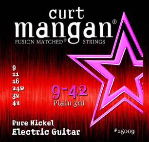 9-42 Curt Mangan Pure Nickel Set (Электрогитара) - струны