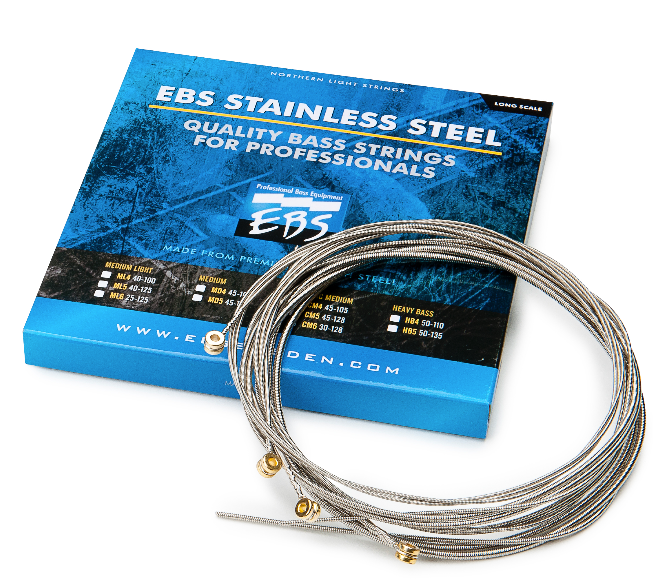 40-100 EBS SS ML4 Stainless Steel Medium Light 4 (Бас-гитара) - струны