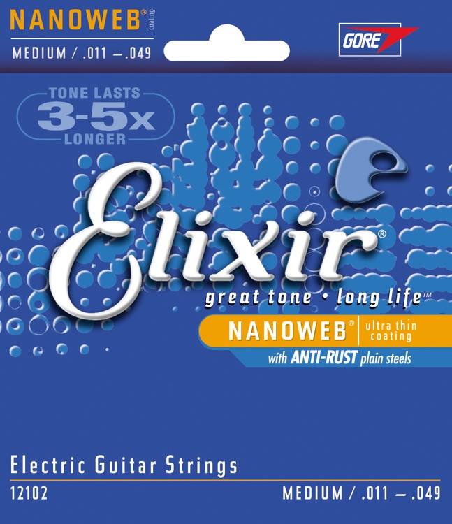 11-49 Elixir Nanoweb 6 (Электрогитара) - струны