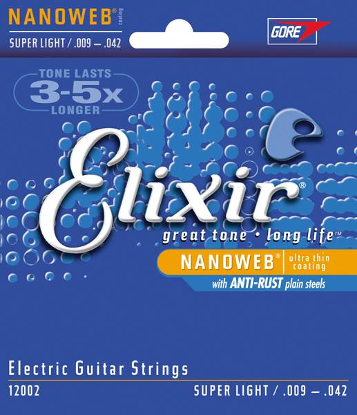 9-42 Elixir Nanoweb 6 (Электрогитара) - струны