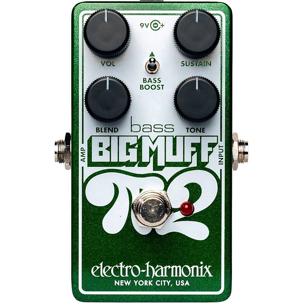 Electro-Harmonix Bass Big Muff Pi 2 — аналоговый басовый fuzz/distortion с Blend и Bass Boost