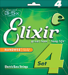 45-105 Elixir Bass Nanoweb 4 (Бас-гитара) - струны