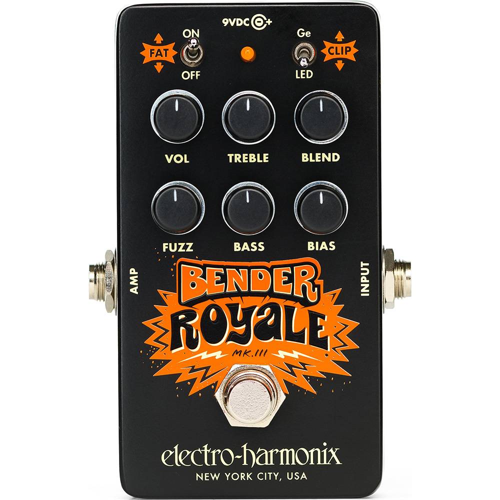 Electro-Harmonix Bender Royale Black — аналоговый Germanium Fuzz в стиле Tone Bender MKIII