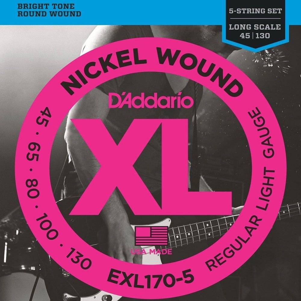 D`Addario EXL170-5 45-130 - струны