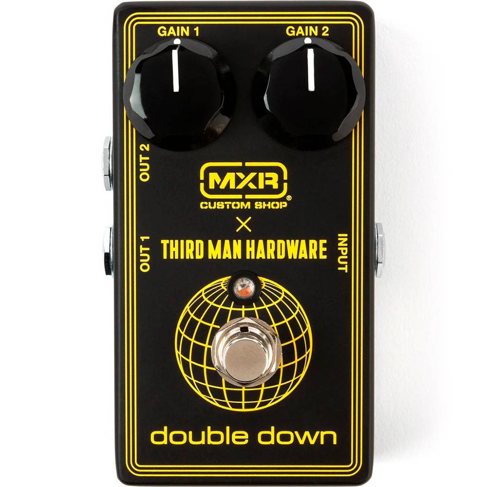 MXR CSP042 x Third Man Hardware Double Down — двойной гитарный бустер с двумя выходами
