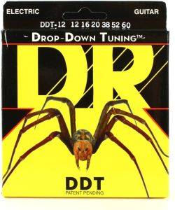 DR DDT-12 Drop-Down Tuning никелированные струны для электрогитары 12-60 для пониженных строёв