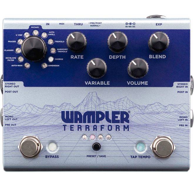 Wampler Terraform - гитарная педаль модуляционный комбайн