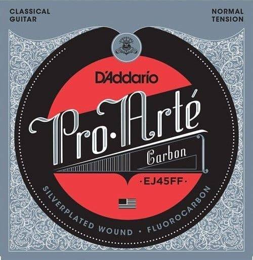 D`Addario EJ45FF Pro Arte Carbon Normal Tension карбоновые струны для классической гитары с посеребрённой оплёткой нормального натяжения