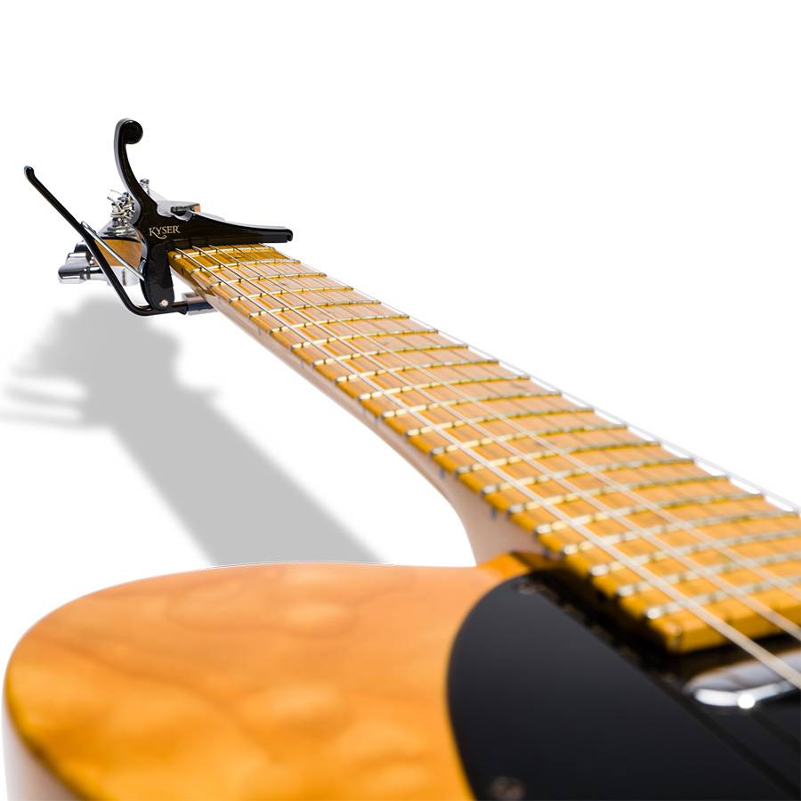 Kyser KGEB - каподастр для электрогитары (цвет черный)