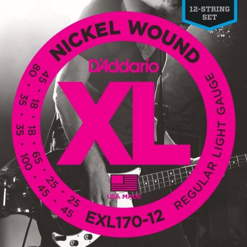 D`Addario EXL170-12 45-45 - струны