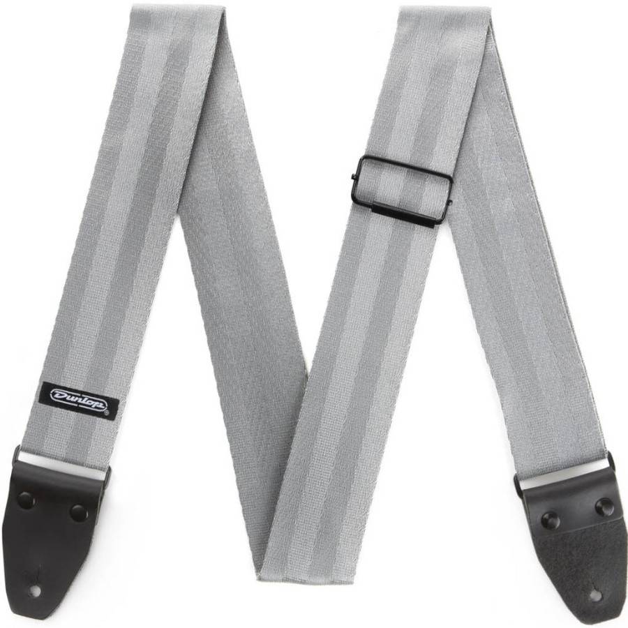 Dunlop Deluxe Seatbelt Strap Grey - ремень