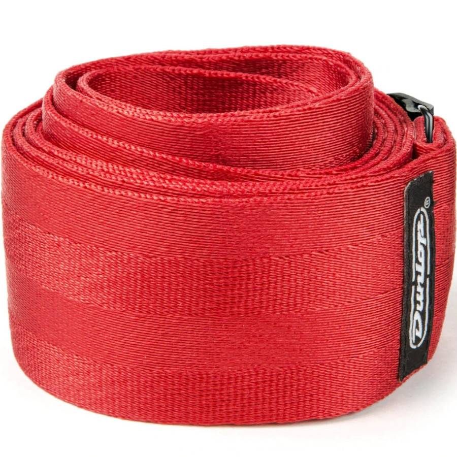 Dunlop Deluxe Seatbelt Strap Red - ремень