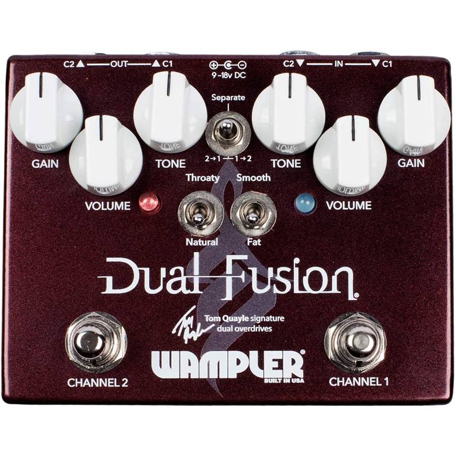 Wampler Dual Fusion Tom Quayle signature dual overdrives - гитарный эффект