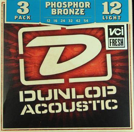 12-54 Dunlop 3PDAP1254 (Акустическая гитара) - струны