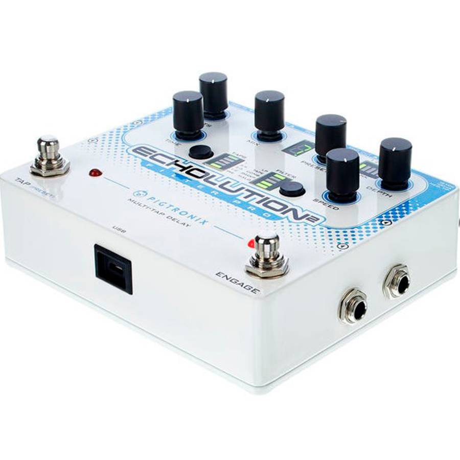 Pigtronix ECHOLUTION2 FILTER PRO MULTI-TAP DELAY - гитарный эффект