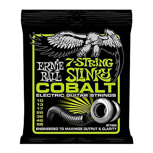 10-56 Ernie Ball Regular Slinky 2728 (7-стр. электрогитара) - струны