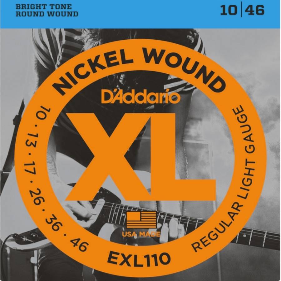 D`Addario EXL110 никелированные струны для электрогитары 10-46