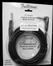 Инструментальный кабель Fulltone GoldStandard, 4,5м, прямой-угловой
