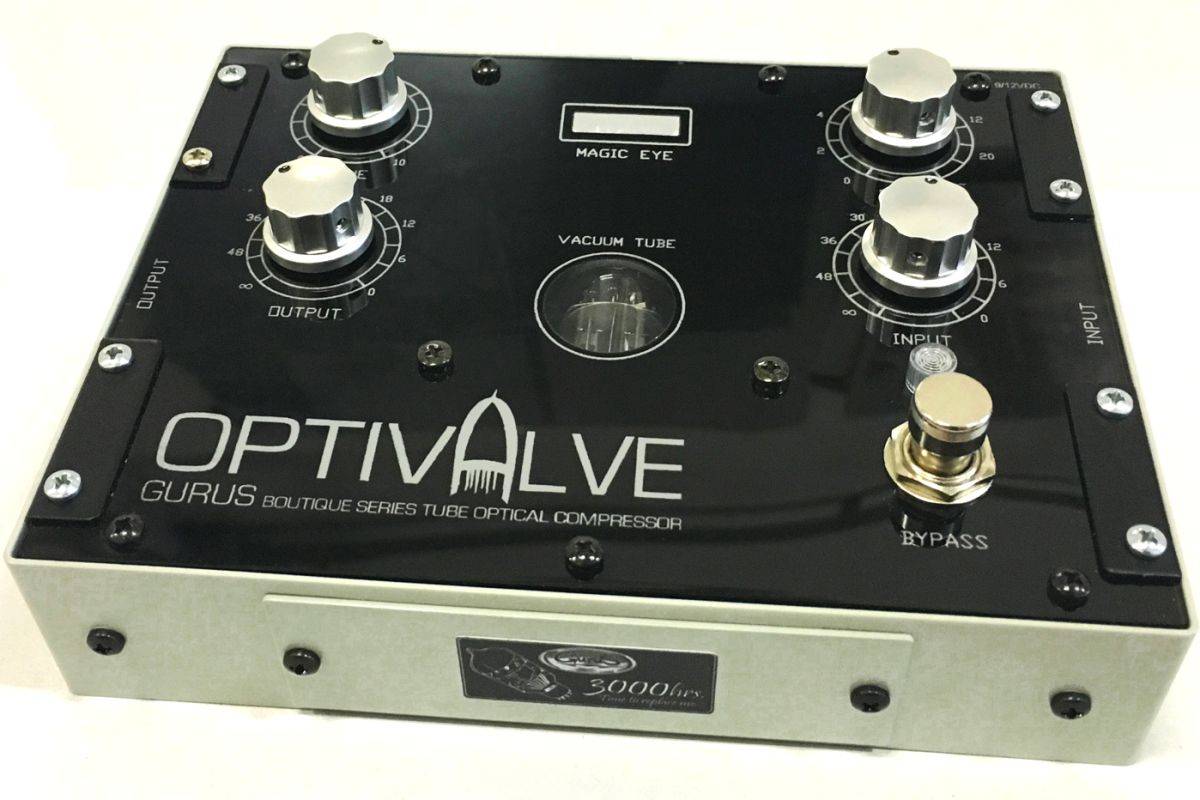 GURUS BOUTIQUE SERIES OPTIVALVE TUBE OPTICAL COMPRESSOR - гитарный эффект