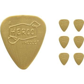 Медиатор Dunlop Herco Vintage Gold (6шт.)