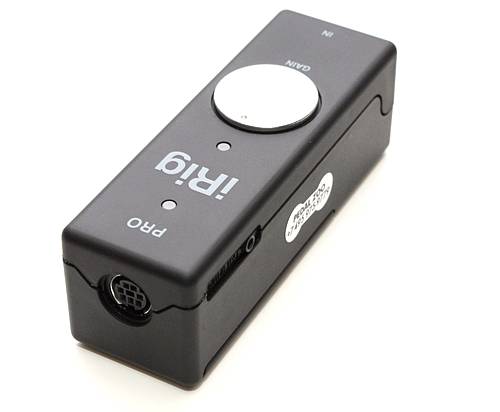 iRig PRO - интерфейс