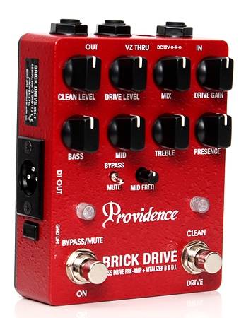 Providence BRICK DRIVE BASS DRIVE PRE-AMP + VITALIZER B & D.I. BDI-1 - гитарный эффект