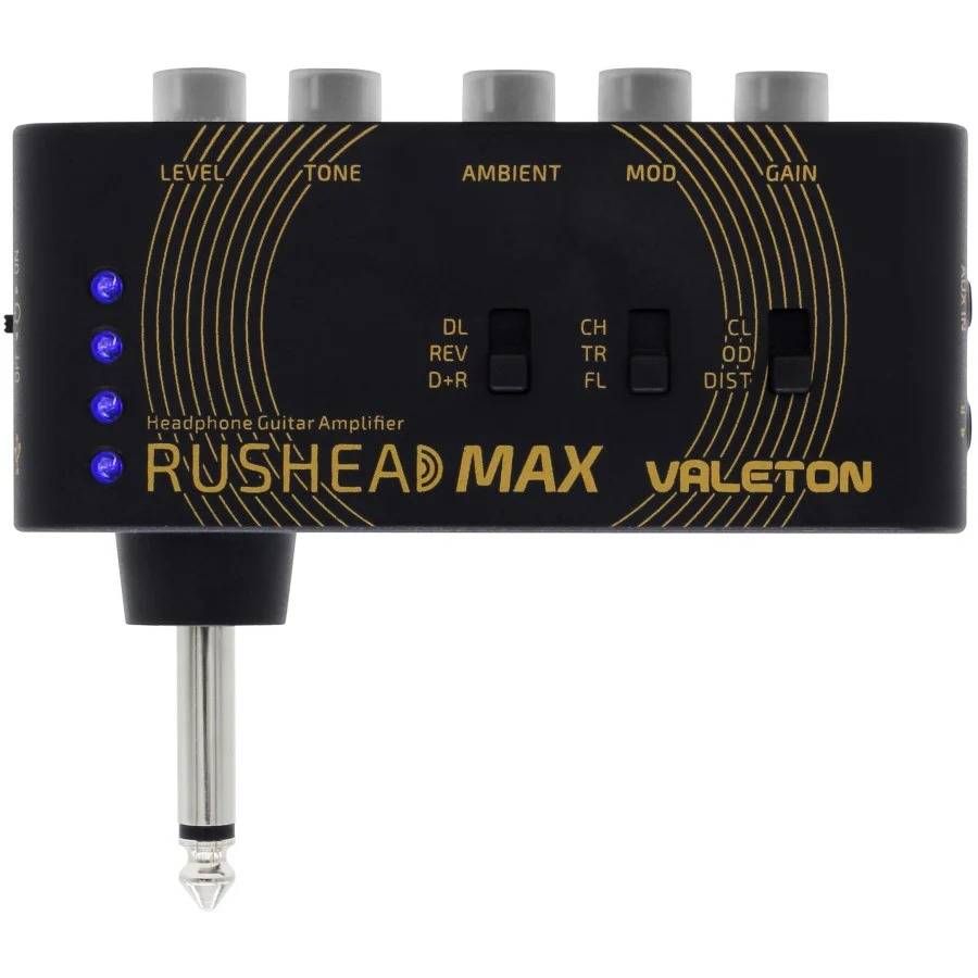 Valeton Rushead Max — Портативный гитарный усилитель для наушников (Pocket Amp) с эффектами модуляции и реверберации