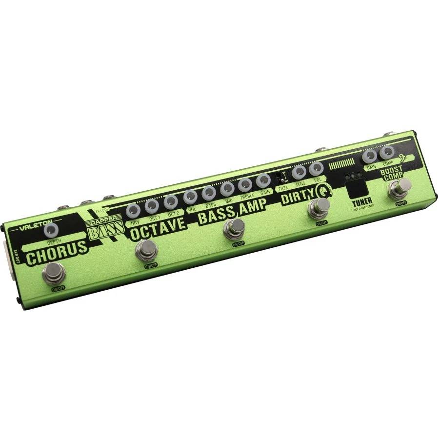 Valeton Dapper Bass VES-2 Bass Effect Strip - Педаль для Баса с Тюнером Октавером Компрессором Амп Симулятором