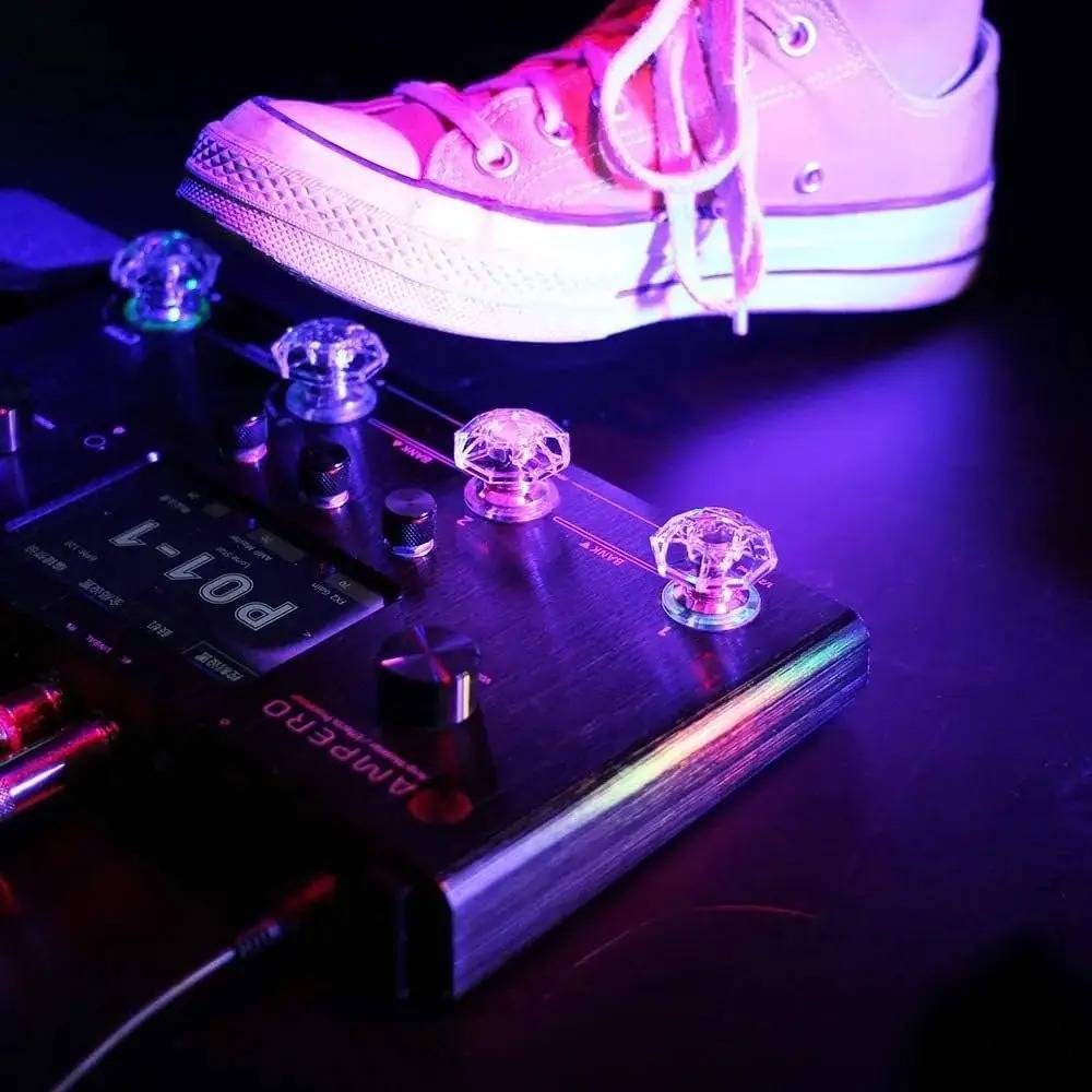 Hotone Karat Cap Transparent Footswitch Cover Switch Protector Stomp Knob Pedal Top - насадка на кнопку педали 1шт