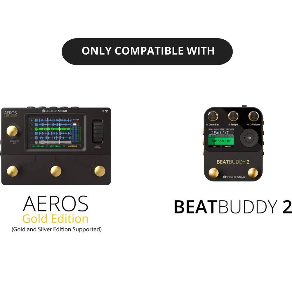 Комплект - Singular Sound BeatBuddy 2 Drum Machine - драм машина и Singular Sound Superswitch for Beatbuddy 2 Drum Machine and Aeros Looper - свитчер