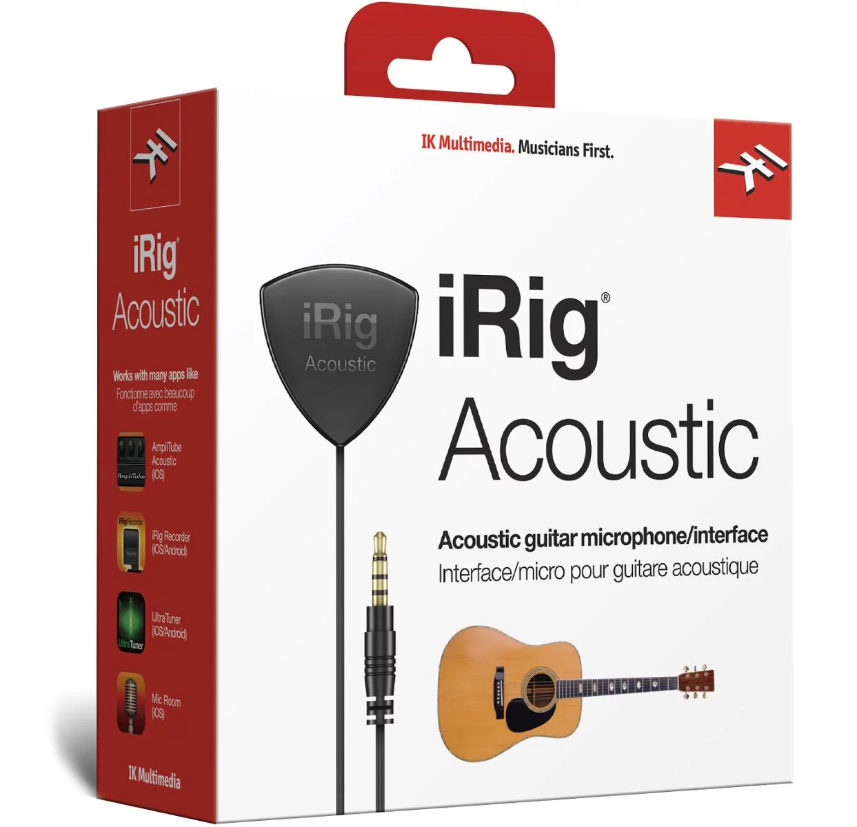 iRig Acoustic - интерфейс