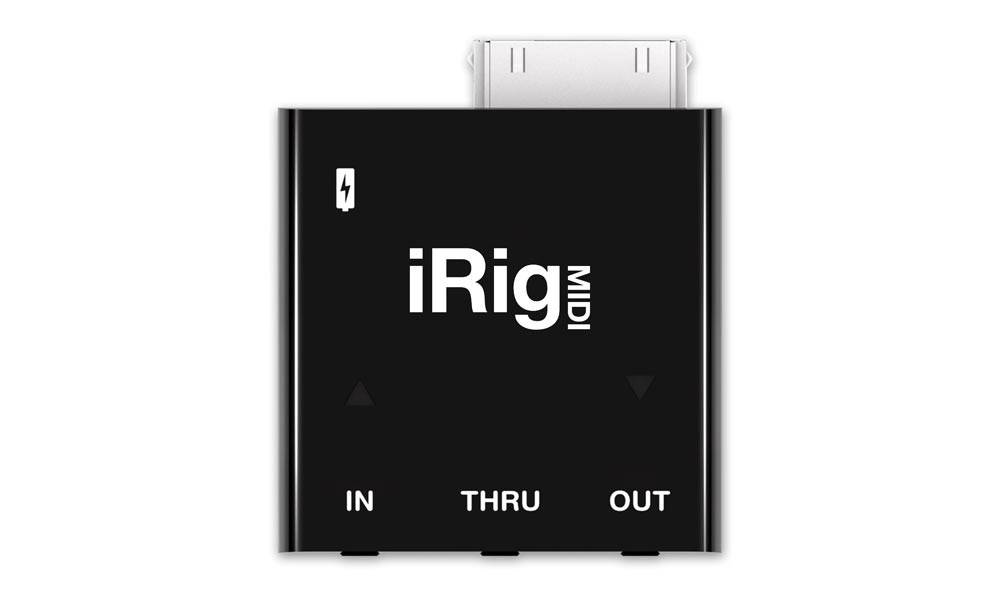 iRig MIDI - интерфейс для подключения MIDI устройств к iPhone, iPod или iPad - аксессуар для гитары