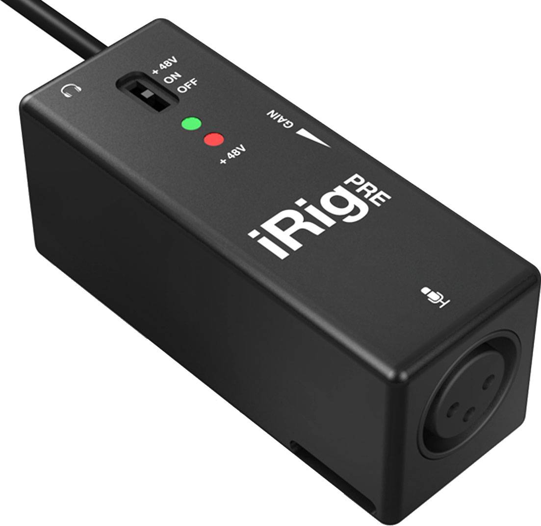 iRig PRE - интерфейс