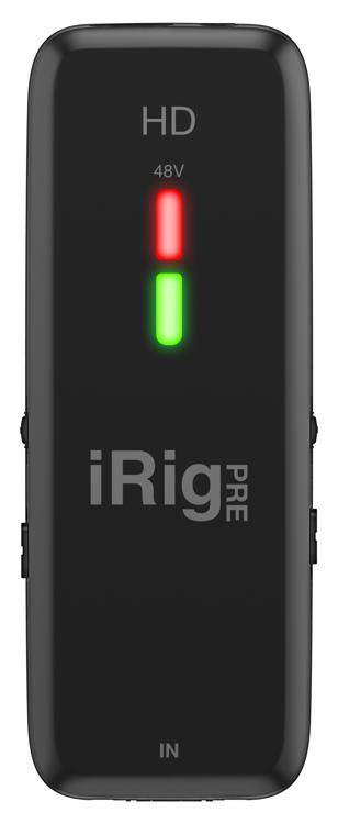iRig Pre HD - интерфейс