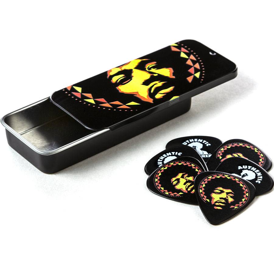 Dunlop Hendrix Aura Mandala Pick Tin - медиаторы