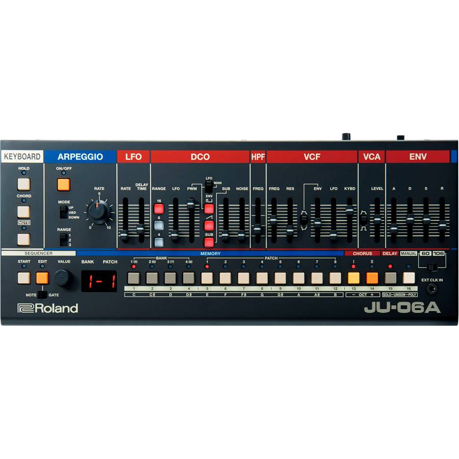 Roland JU-06A - синтезатор переиздание Roland Juno-60
