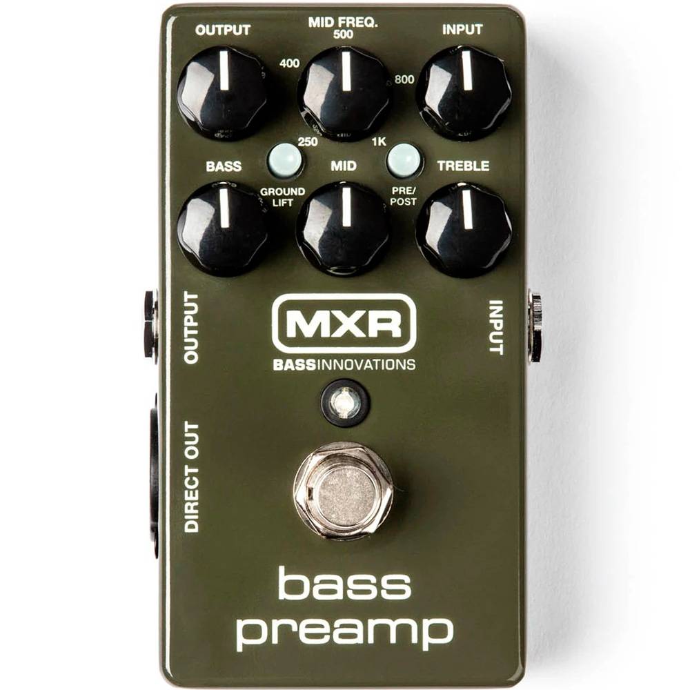 MXR M81 Bass Preamp — басовый предусилитель и DI-box с 3-полосным EQ