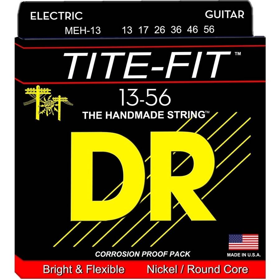 DR MEH-13 Tite-Fit Nickel Plated никелированные струны для электрогитары 13-56