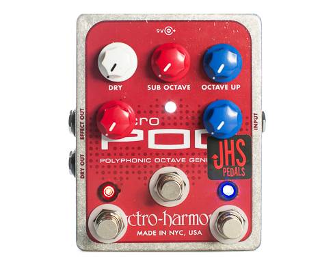Electro-Harmonix Micro Pog Polyphonic Octave Generator (JHS Pedals Mods - Quadra Pog Mod) - гитарный эффект